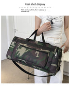 Multifunctional Camouflage Travel Luggage Bag