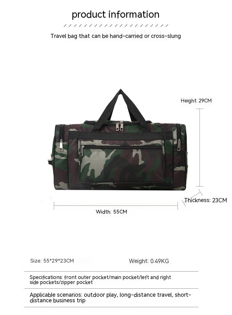 Multifunctional Camouflage Travel Luggage Bag