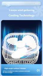 USB Rechargeable Air Cooler Fan