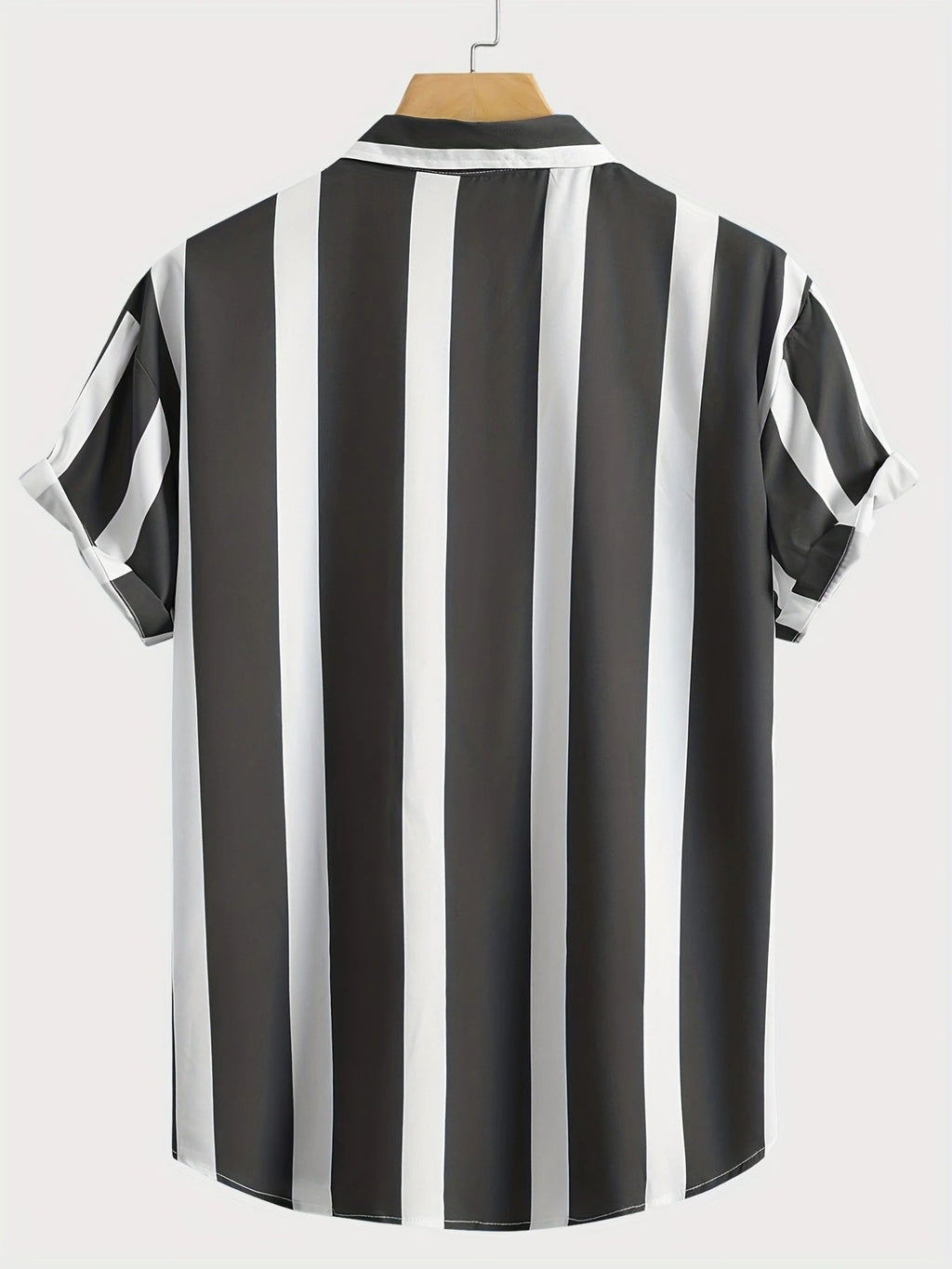Men’s Striped Beach Casual Shirt