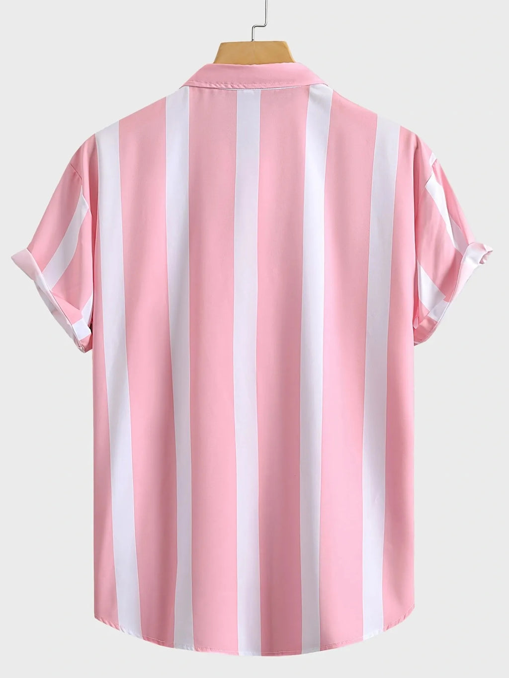 Men’s Striped Beach Casual Shirt
