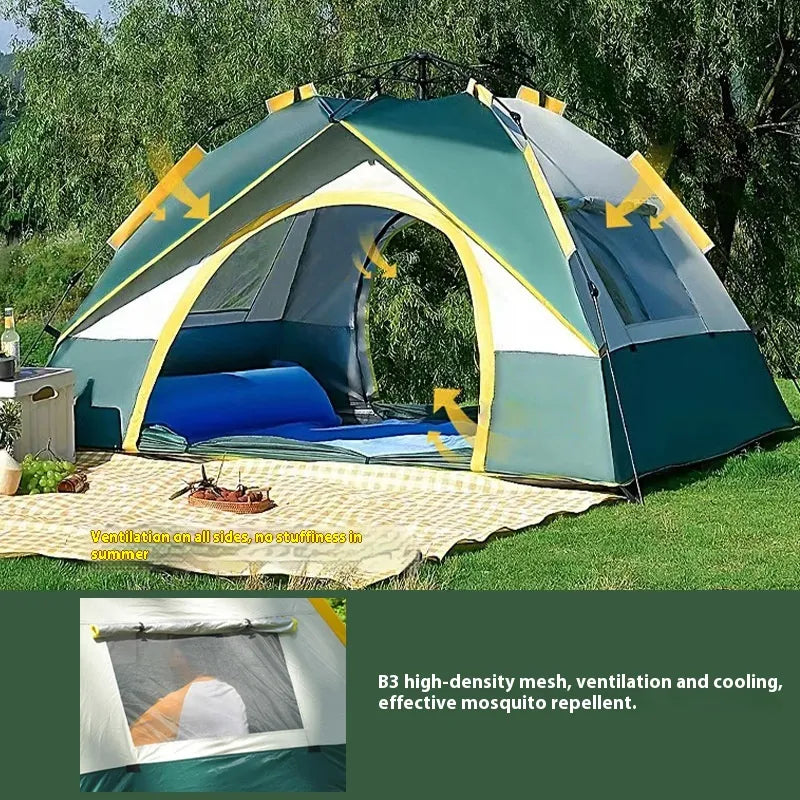 Automatic 4-Person Camping Tent