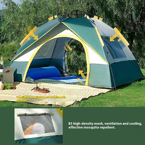 Automatic 4-Person Camping Tent