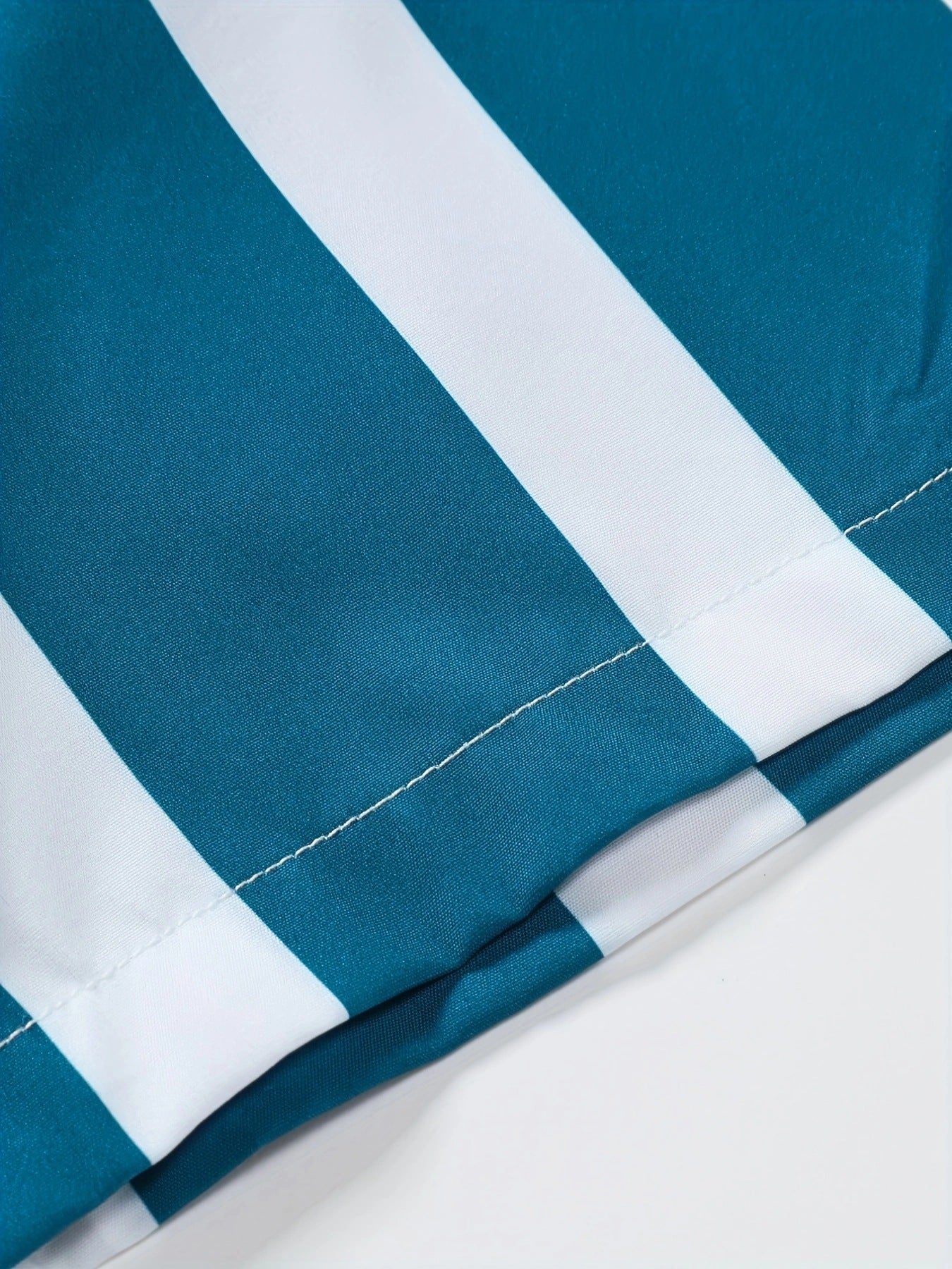 Men’s Striped Beach Casual Shirt
