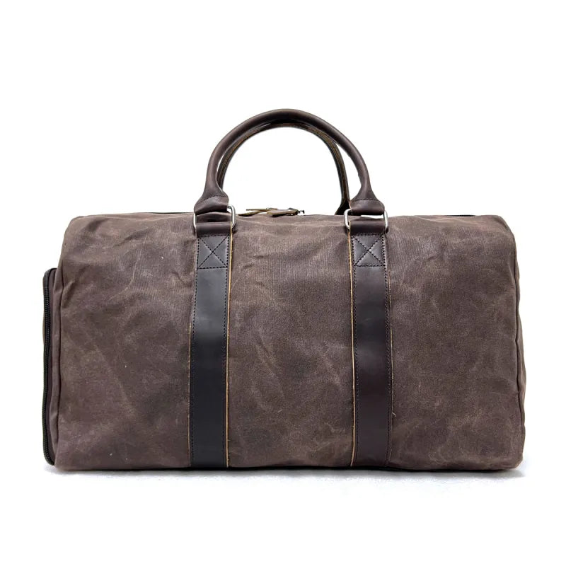 Men’s One-Shoulder Canvas Travel Training Bag