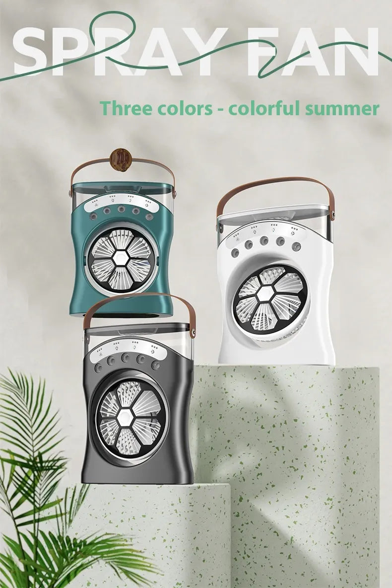 Portable Mini Humidifier Cooling Fan