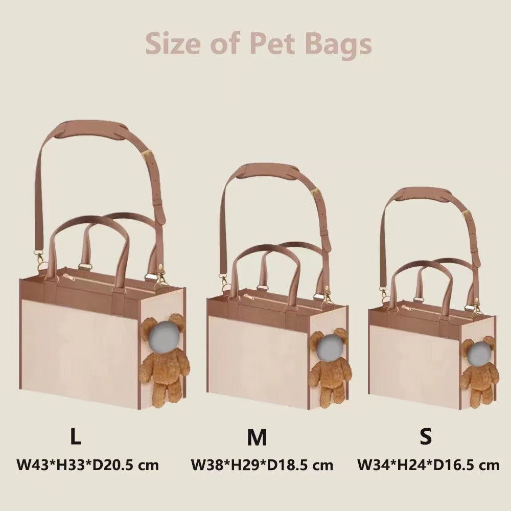 One-Shoulder Portable Dog Travel Bag (Large Capacity)