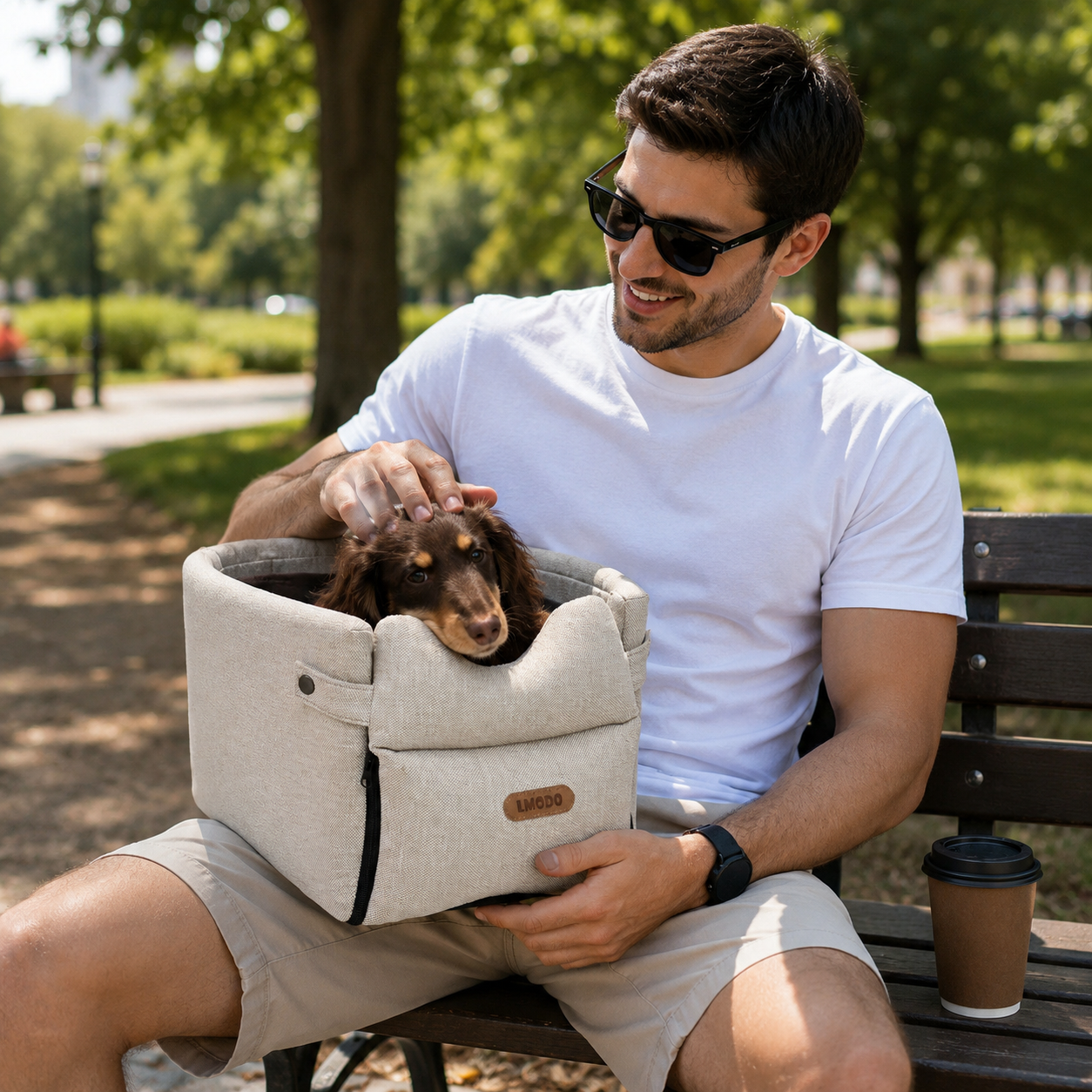 Portable Pet Car Seat Carrier