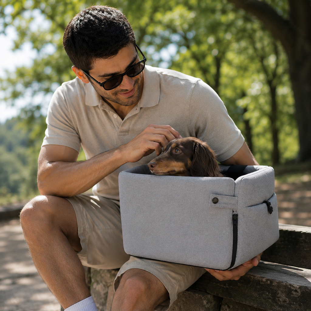 Portable Pet Car Seat Carrier