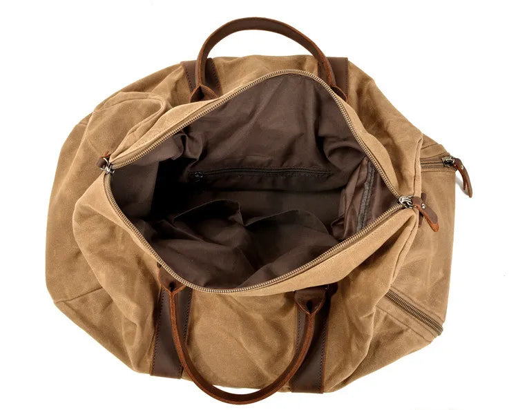 Men’s One-Shoulder Canvas Travel Training Bag