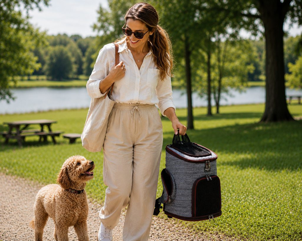 Portable Pet Dog Backpack