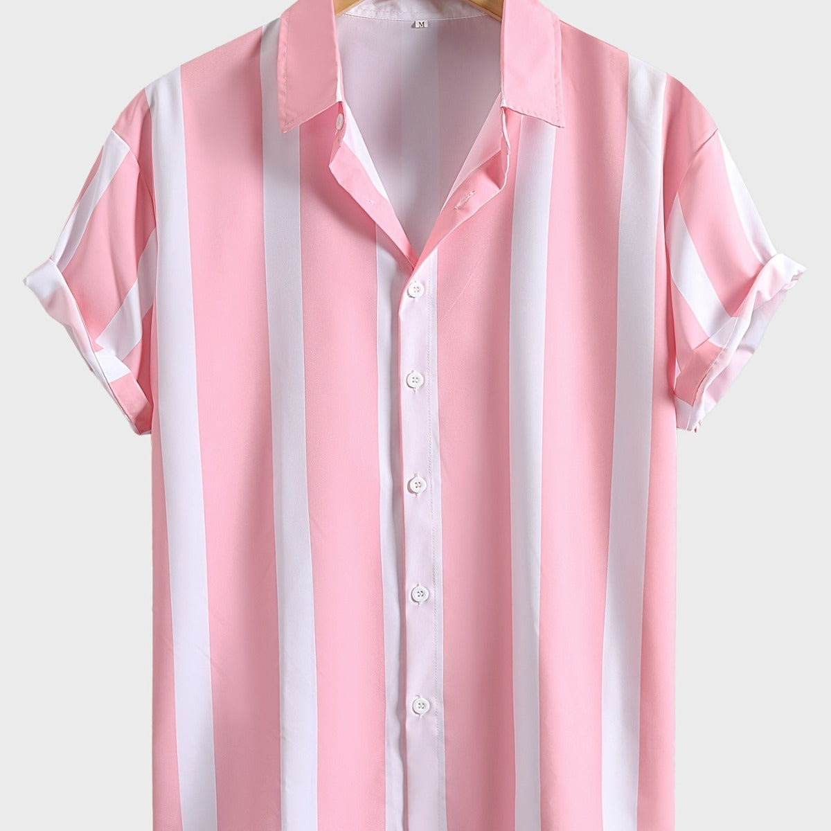 Men’s Striped Beach Casual Shirt
